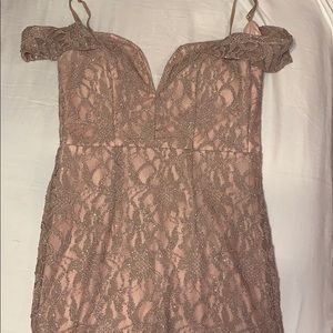 Pink sparkly Nordstrom dress